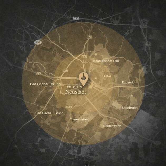 Donatello Unser Zustellgebiet Unser Zustellgebiet in Wr. Neustadt 